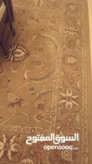  3 سجادة  كبيره تركي طول 3والعرض 2 ونص لون عسلي