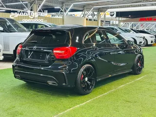  5 مرسيدس A45  فل اوبشن خليجي بحالة الوكالة  Mercedes A45 AMG 2014 GCC perfect condition