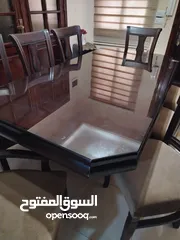  3 طاولة سفرة ثمان مقاعد