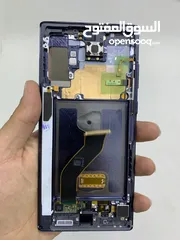  4 شاشة سامسونج note 10 plus اصلي شركة مع فريم