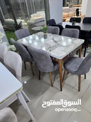  3 طاولة سفرة قابلة للتمدد   مطابقة تماما للصور المعروضة   القياسات طول مترين × عرض 1 متر   مع