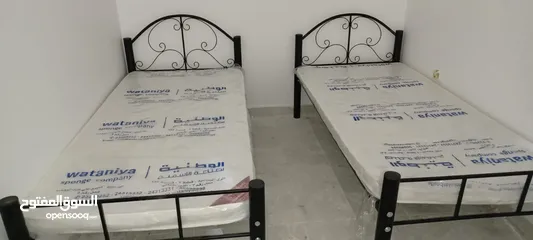  4 سرير حديد دورين للعماله المنزلية