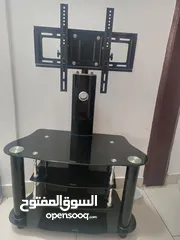  1 تربيزة شاشة TV Table ماركة TEMPERED GLASS