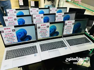  4 HP ELITE BOOK 840 G5 CORI5 الجيل الثامن بسعر التخفيض RAM 8 GB DDR4 SSD 256 GB NVME MONITOR 14.0