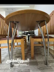  6 طاولة سفرة  5 كراسي