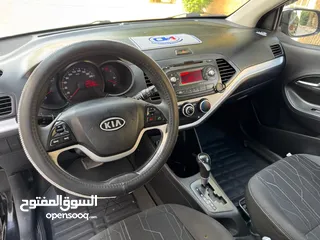  5 كيا بيكانتو اصلي اتوماتيك محرك 1250 فحص كامل وضع الشركه لسا مالك واحد ممشى قليل استخدام بسيط