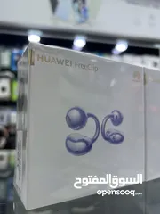  2 سماعات هواوي فري كليب الجديدة  Huawei FreeClip AirPods  سماعات بلوتوث ( كمية محدودة جدا اخر حبتين )