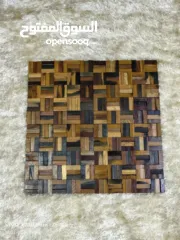  7 ديكور خشب خام 3D