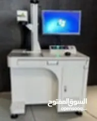  1 ماكينة فايبر ليزر  60W نوع JPT مع الكمبيوتر