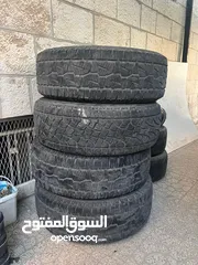  1 طقم كوشوك بريدجيستون A/T  265/70/16