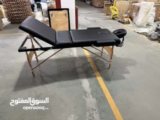  5 تخت مساج خشب متنقل (محمول) مع حقيبة خاصة له