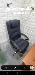  1 كرسي دوار مع مكتب