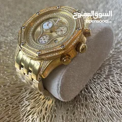  1 للبيع ساعة ذهب وألماس Pere et Fille جديدة لم تستخدم فل سيت  gold and diamond watch new