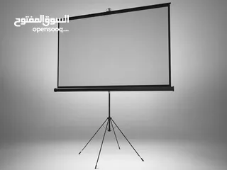 8 شاشةعرض بروجيكتر بمقاسات مختلفة يدوي او كهربائي او ترايبود Manual or Automatic Projector Screen