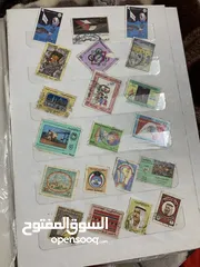  30 طوابع وعملات مصريه واجنبيه نادره