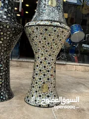  6 طبله جوهره الفن الصدف الازرق اعلى جوده وأعلى صنف
