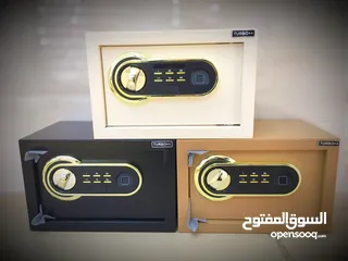  17 خزنة مكتبية من بصمه وباور بانك خارجي وباور بلحفظ الاموال و الأوراق الهامه خزنة فولاذية