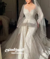  3 فستان زفاف جديد ومميزه جدا