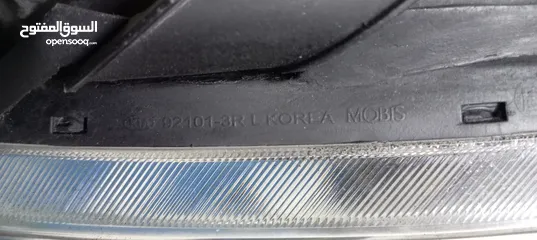  5 Kia cadenza headlight original 2014 LH korean