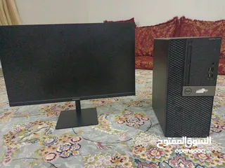  1 جهاز optiplex 7050 مع شاشة هواوي 60هيرتز