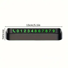  5 Car Temporary Parking Movable Number Plate