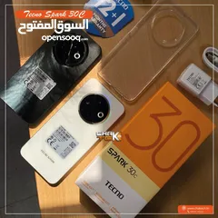  7 جهاز جديد بالكرتونة سيارك 30c رام 8 و 12 و  16 جيجا 128و 256 مكفول سنة متوفر توصيل