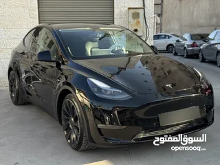  1 تملك تسلا مودل y 2022 بريفورمنس  B+ اوتو سكور  اقل سعر