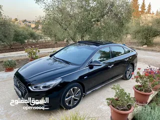  25 هونداي سوناتا موديل 2018 وارد الوكالة الاردنية مالك اول فحص كامل 7 جيد