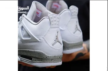  3 Jordan 4 Retro White Oreo (2021) نايك جوردن 4 بسعر مغري جداا بدل ال50 فقط 25