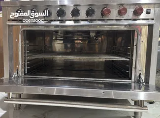  4 فرن غاز تجاري (6 عيون) ماركة MasterChef للبيع