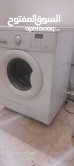  1 غسالة ال جي بحال جيده شغاله ميه بل ميه 7 كيلو