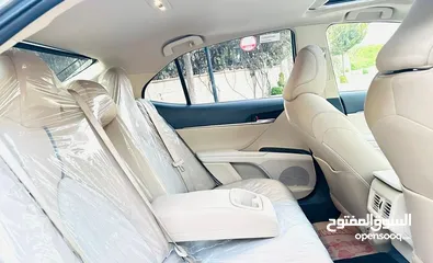  18 تويوتا كامري 2021 فل الفل GLE فحص كامل كرت ابيض استخدام شخصي كارسير 5 نجوم خالي من الحوادث للبيع