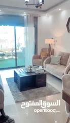 2 شقة العمر بين اديك ومفروشة كل اشي موجود ما في داعي تشتري اشي الصيف مكيفات الشتاء تدفئة مركزية