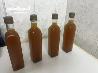  1 خل تفاح طبيعي 100٪؜