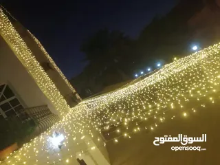  6 Wedding house decoration light rental إيجار إنارة زينة لبيوت الأعراس