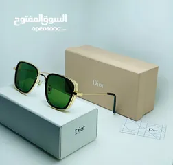  3 نظارات شمسية مع بوكس اسود متوفر