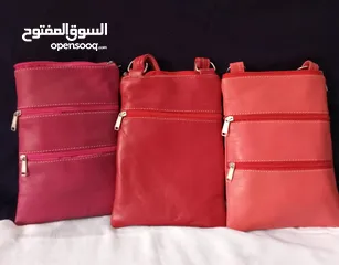  4 Genuine leather ladies clutches