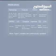  22 مدخلHDMI to type c ومدخلtype C hub 4 in 1 ل MacBook و للهواتف