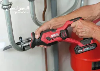  4 منشار ترددي قابل لإعادة الشحن بقوة 20 فولت لمختلف أعمال القطع skil