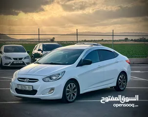  1 هونداي اكسنت ديزل غيار عادي مع فتحة 2015