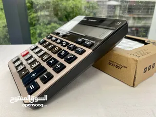  5 آلة حاسبه 14 رقم اله حاسبة ثنائية القدرة تعمل بالطاقة الشمسية وعن طريق البطارية CALCULATOR