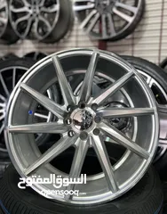  1 -: جنط جديد  -: قياس “17” -: اربع براغي  4/100/114