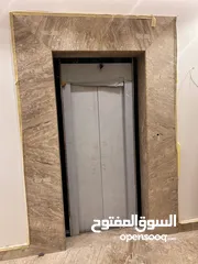  7 تكسيات وتقفيل مصاعد أستيل  رخام بديل خشب بديل رخام شيبورد