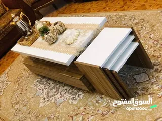  3 طاولات وسط مع سيرفس