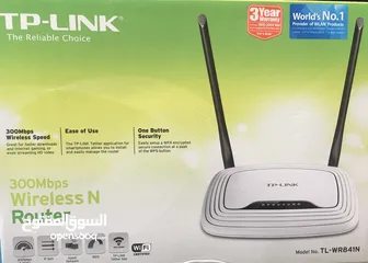  2 TP-LINK Wireless Router model TL-  WR841N 5 OMR negotiable on first pick