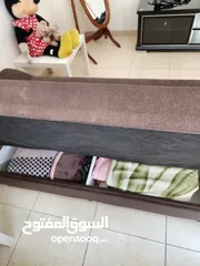  2 صوفا جلوس ونوم وخزن