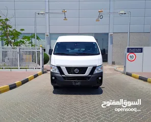  2 Nissan Urvan 2021, GCC high roof Super Clean