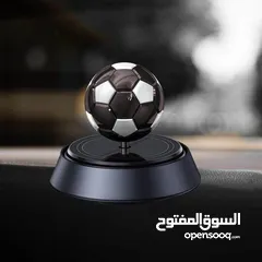  5 معطر سيارة بالطاقة الشمسية على شكل كرة سلة أضف لمسة فخامة وسيطرة على رائحة سيارتك يعمل بالضوء