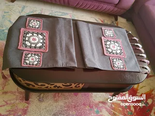  16 كوشنز كنب ووجه مخدات ومفارش للطاولات