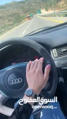  4 اودي A6 موديل 2001 لون كحلي مستعمله بيد بنت ،، معروضه للبيع